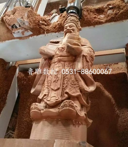 三维立体雕刻机制作的财神雕像、观音佛像